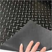 1/8 Inch Thickness Parking Mats for Garage Floors, Natural Eco-Friendly Rubber Floors Protector Mat for Workshops Exercise Rooms Basement, Can Be Cut (Size : 5ft x 8ft/1.52m x 2.44