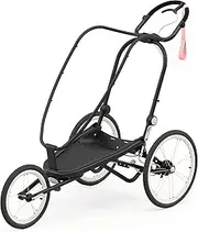 Cybex ZENO Multisport Trailer Frame in Black + Pink