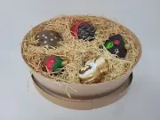 Niemens Marcus - Hand Blown Christmas Dessert Ornaments - In Gift Box