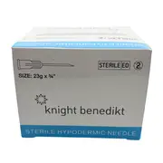 "Knight Benedikt Sterile Hypodermic Needles 23G 3/4"" (100 Needles) | For Dogs"