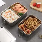 Separated Food Container Removable Partitions Food Storage Box Canteen