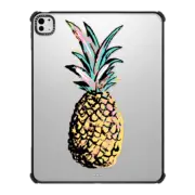 iPad Pro 13-inch (M4) iPad Impact Case Pastel Party Pineapple Transparent