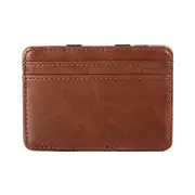 2PC Men Vintage Thin Card Bag Card Holder Wallet