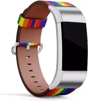 Strap Printing Wristbands Compatible with Fitbit Charge 3 / Replacement Leather