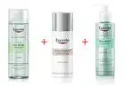 Eucerin ProAcne Set Cleansing Gel Toner Day Matt Acne Oil Control + Expedited