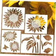 Large Sunflower Stencil for Painting Flower Stencils for Wall Reusable