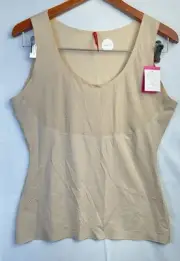 NWT Spanx Sculpt Tank Top XL Soft Nude Smoothing Shapewear Camisole Thinstincts