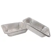 100 Pc Disposable Aluminum Foil Loaf Bread Container Baking Tins New Pan