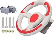 Hjdlhx 22cm Kids Race Game Steering Wheel Toy Components Repair Parts Microswitch for Arcade Machine Multipurpose Lightweight, with Screws