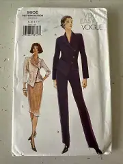 Vogue Sewing Pattern Very Easy 9956 Size 8-12 New Uncut Jacket, Skirt & Pants