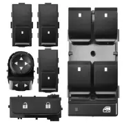 Power Window Switch Driver & Passenger Window Switch & Door Lock & Mirror Swi...