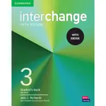 INTERCHANGE LEVEL 3: STUDENT'S BOOK (5 ED./+EBOOK) / JACK C. RICHARDS / JONATHAN HULL ESLITE誠品