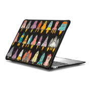 MacBook Air 13-inch (M1 / Intel) Impact Case retro rockets graphite macbook