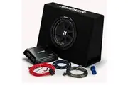 Kicker 44KKP210 10 Inch subwoofer with amp and wiring kit