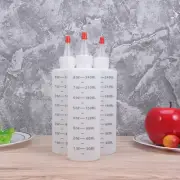 4pcs Squeeze Bottle Plastic Squeeze Container Condiment Bottle