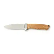 Whitby Knives Walnut Handle Survival/Camping SS Knife w/ Sheath - 3.5'' Blade