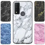 For TCL 30XE 5g 40XE 30V 20XE 20A ShockProof TPU Phone Case+Tempered Glass-STN