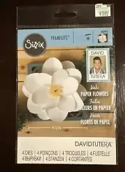 Sizzix Framelits Designed David Tutera Large Magnolia Paper Flower 5 Dies 662414