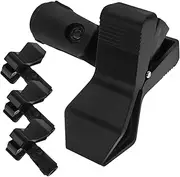 Kisangel 4Pcs Microphone Clip Holder Durable Clamp for Wireless Microphones Easy Installation Versatile Design for Seamless Use Recording Streaming and Events