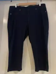 TS VIRTUELLE PETITE CROP PULL-ON KNIT JEGGING INDIGO SIZE 18P (16-18) *NWTS*