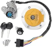 59820281A Ignition Switch Fuel Gas Tank Cap Cover, for Seat, Lock Key Set, for 748 916 996 998 999 M600 M750, for Monster, 620 ST2, for Monster, 695 620 M620 S2R 1000 900 750 999S 916 996 998