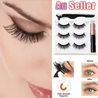 False Eyelashes Magnetic Natural Eye Lashes Extension Liquid Eyeliner Tweezer
