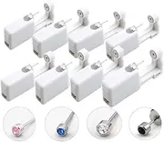 [QOOWFEANIG] 8Pcs Disposable Nose Piercing Gun,Ear Piercing Gun Earring Disposable Ear Stud Gun Sterile No Pain Ear Piercing Gun,Self Ear Piercing Gun Self Nose Piercing Gun Ear Piercing Gun with 4 Pairs Ear Studs