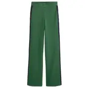 Boden Side Stripe Pull-on Pants in Green, Size 16-18 Long