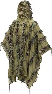 [Helikon-Tex] Leaf Ghillie Poncho US Woodland