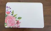 Victorian Trading 10 Pink Rose & Freesia Enclosure Calling Place Card 42D