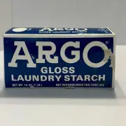 Argo Gloss Laundry Starch - 1 lb. Blue Box Still Sealed