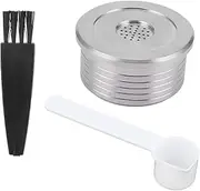 Reusable Coffee Capsule, Reusable Coffee Capsule with Spoon Brush Fit for Delta Q NDIQ7323 Coffee Maker Machine