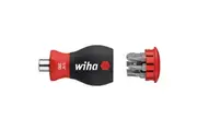 Wiha Magnetic Softfinish Stubby Screwdriver With Bit Magazine (sl, Ph) (Multi Colour) (One Size)