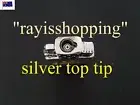 SILVER TOP TIP Single Jet Lighter Insert Singular Torch Butane Gas Similar Zippo