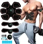 BS Muscle EMS Stimulator Workout Equipment Ab Machine USB Rechargeable Gear