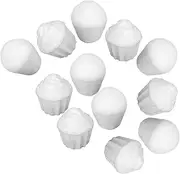 ULDIGI 12pcs Unpainted Foam Cake Models for Boys and Girls Foam Cupcake Craft Supplies DIY Art Creativity