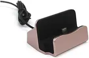 ELAYARD USB Micro Desktop Charger Docking Station Fast Charge Cradle Stand for Note Portable Rose Holder