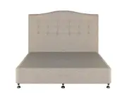Slumberland Ornate Buttoned Headboard Standard Base - Double / Steel