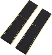 [BANDKIT] Nylon Watch Band Genuine Leather Watchband For Breitling Strap For NAVITIMER WORLD Avenger/navitimer 22mm 24mm Folding Buckle
