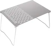 Titanium Barbecue Net Portable Bonfire Barbecue Kit Foldable Legs Thicken and Enlarge Grid Enjoy Tasty Food Anywhere