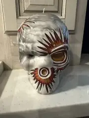 Rare Vintage Wax Skull Head Candle 7” Tall One Of A kind