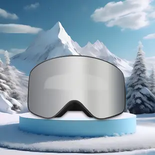 滑雪鏡 護目鏡 柱面雙層防霧 單板雙板男女 滑雪眼鏡進口鏡片滑雪裝備
