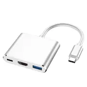 Usb Type C To Hdmi 3 In 1 Converter Adapter 3.1 4K Multiport For Macbook Usb Cables Hubs & Adapters