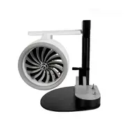 Desktop Jet Fan Turbofan USB Fan Turbofan Engine Shape 3D Printing Turbofan Engine Model Toy As Shown