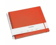 Spiral Mucho Photo Album with Cream Pages (Orange) - Maxi