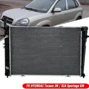 PREMIUM RADIATOR FOR HYUNDAI TUCSON JM 04–10/KIA SPORTAGE KM 05-10 SMALL MOUNT