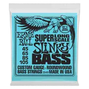 Ernie Ball Super Long Scale Slinky Electric Bass Strings-45-105 Gauge