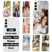 Personalized Custom Photo Case Soft Cover For Galaxy S25 S24 23 22 21 20 9 Note