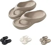 [Generic] Pillow Arch Support Flip Flops, Arch Support Flip Flops, Summer Non-slip Slippers Comfort Lightweight Walking Sandals Beach Shoes, for Women Men