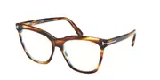 Tom Ford FT6042-B Blue-Light Block 055 Men's Glasses Tortoiseshell Size 54 - Private Health Rebate - Blue Light Block Available